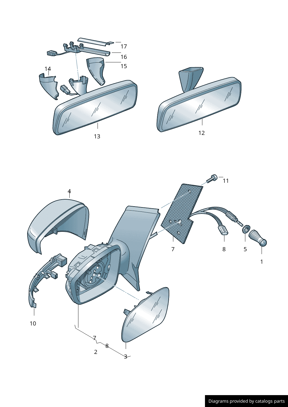 Car part diagram