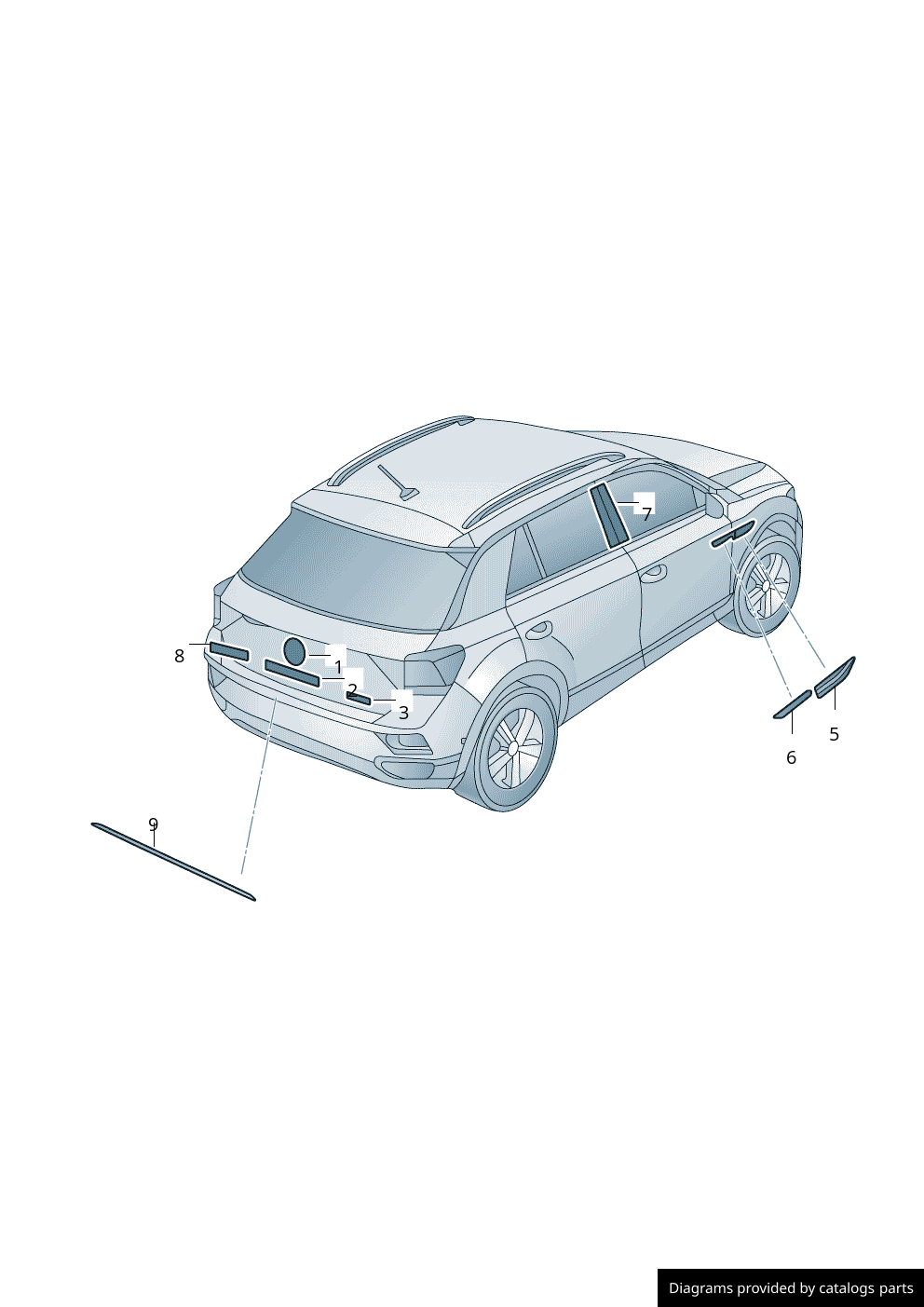 Car part diagram