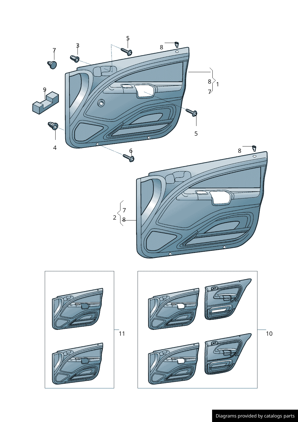 Car part diagram