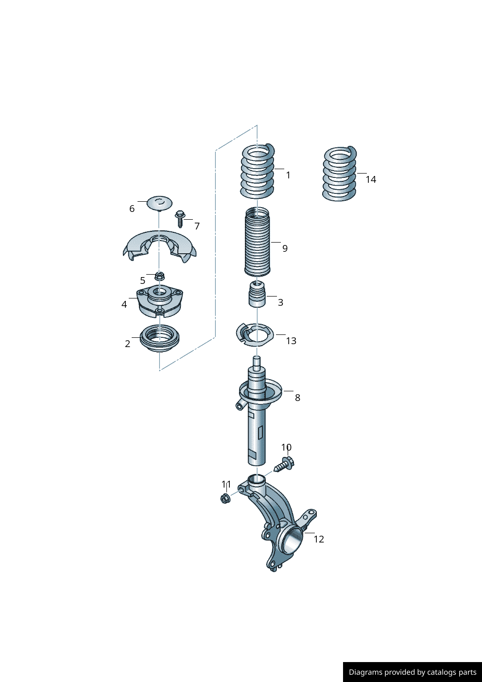 Car part diagram