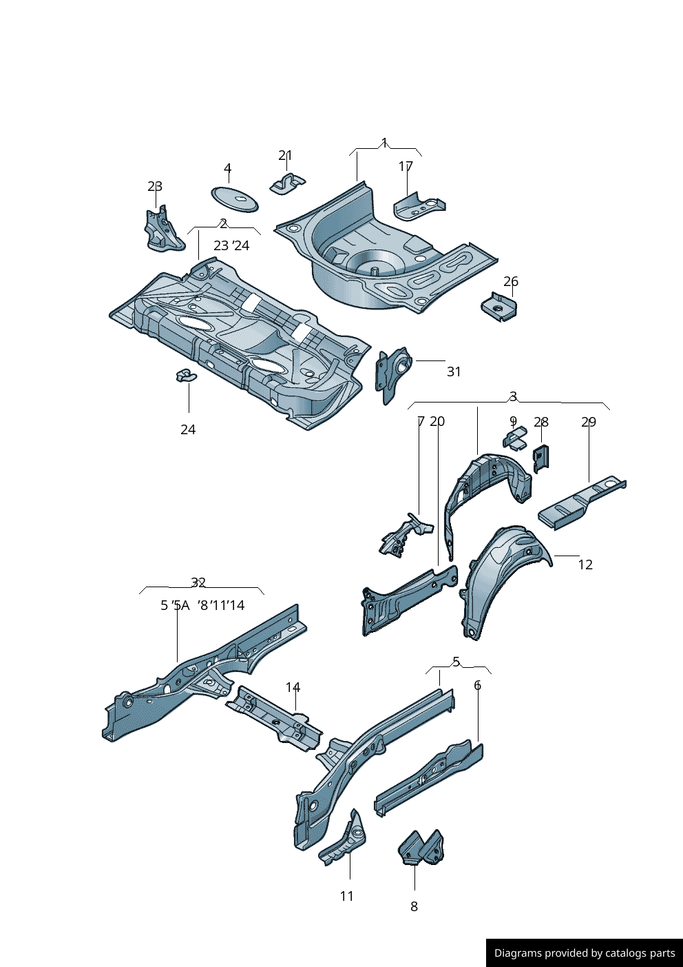 Car part diagram