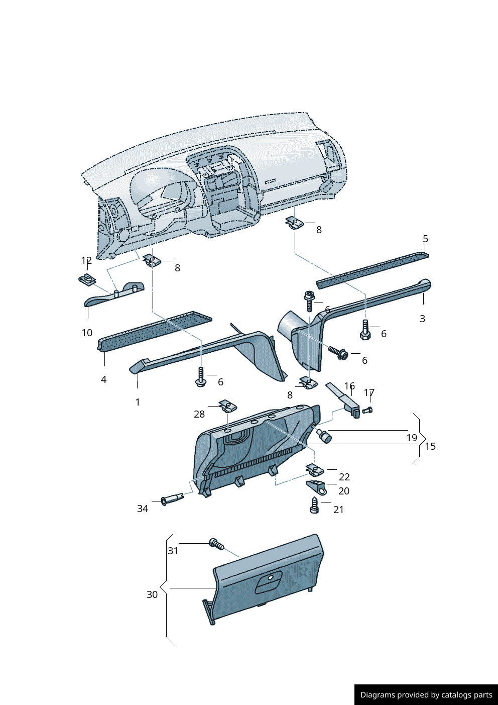 Car part diagram