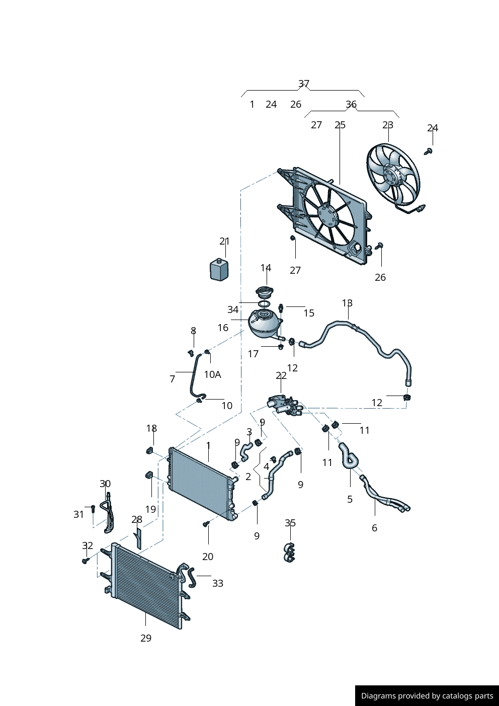 Car part diagram