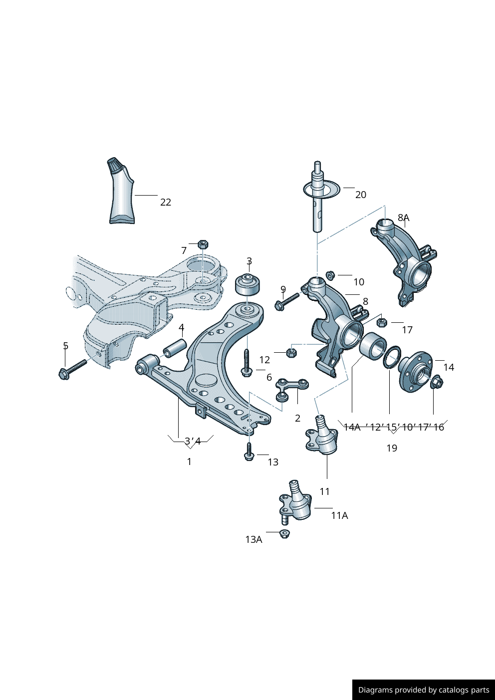 Car part diagram