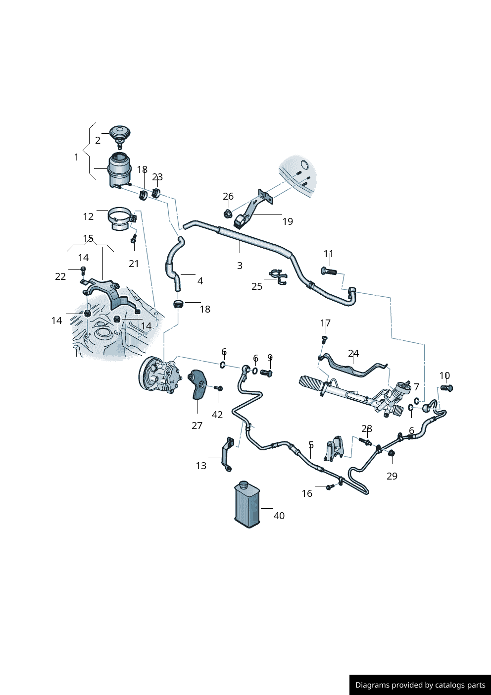Car part diagram