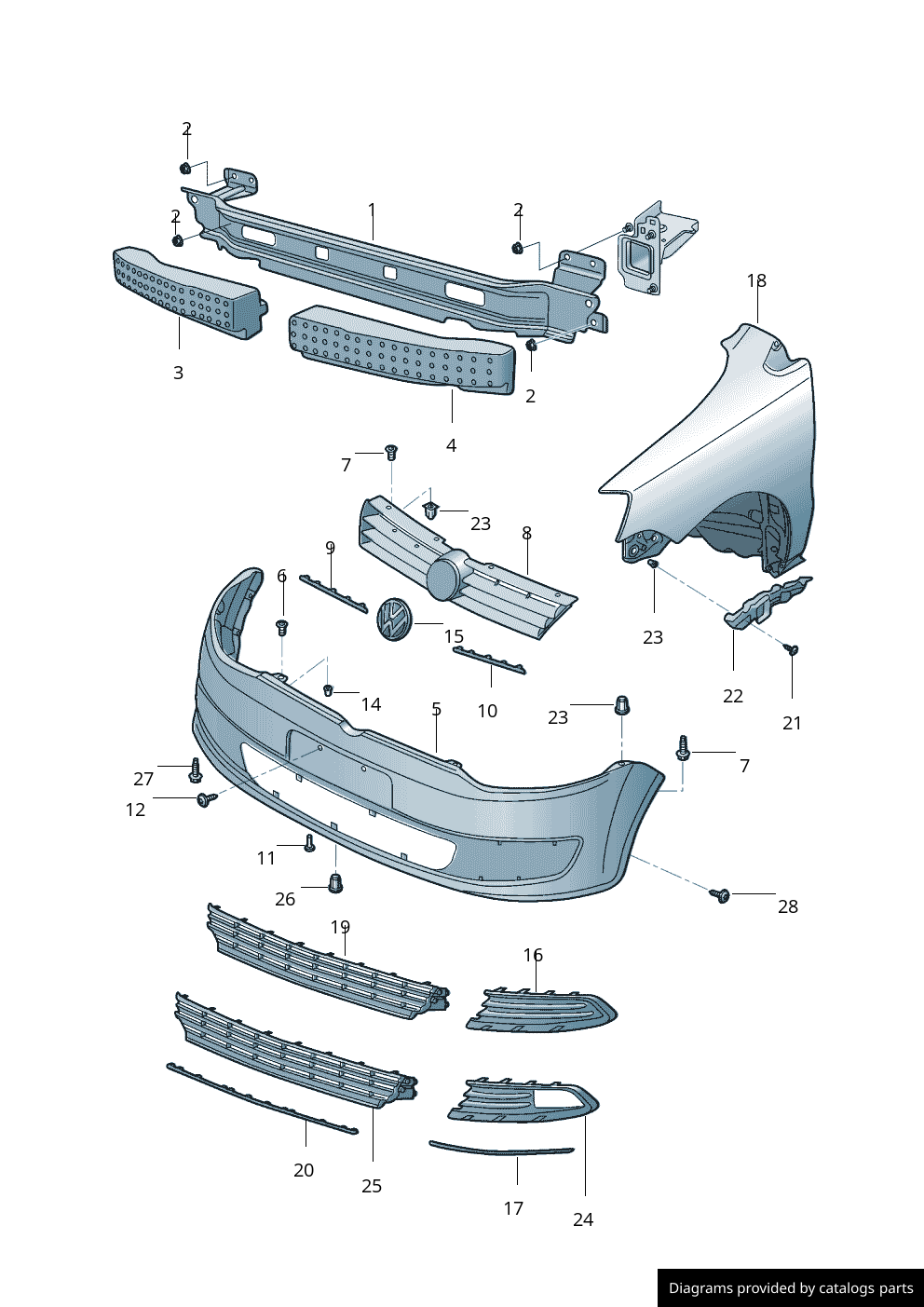 Car part diagram