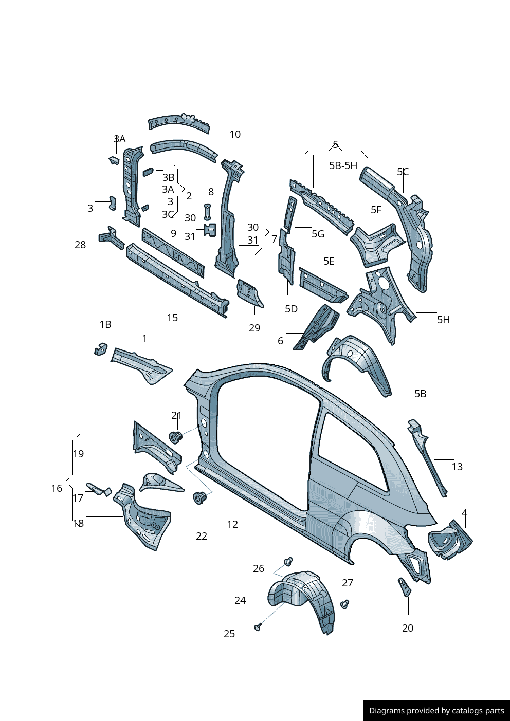 Car part diagram