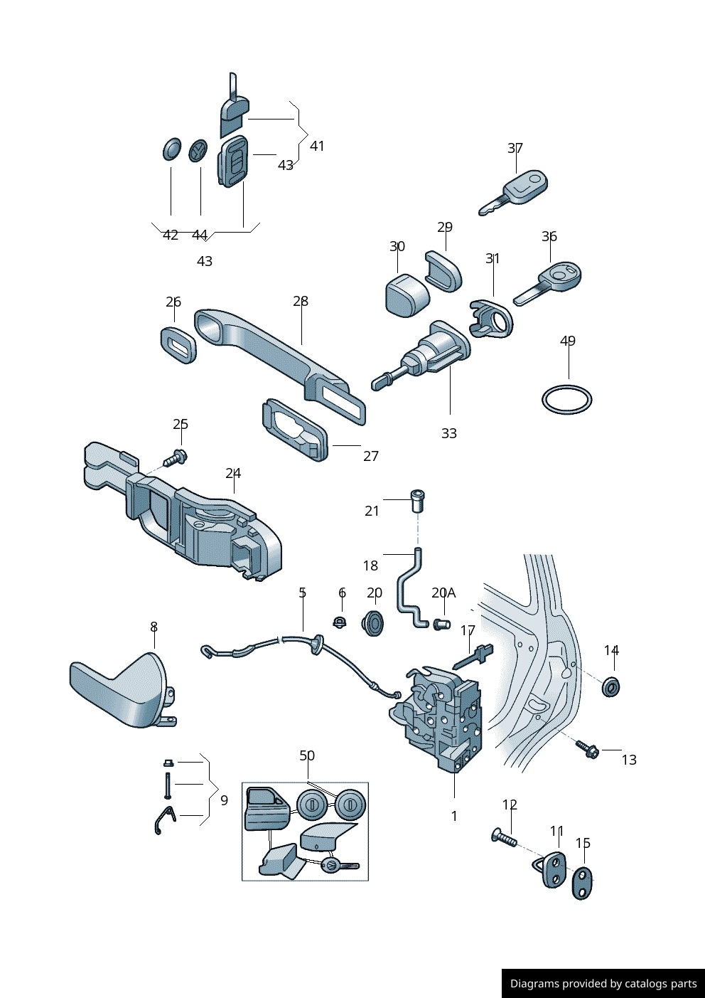 Car part diagram
