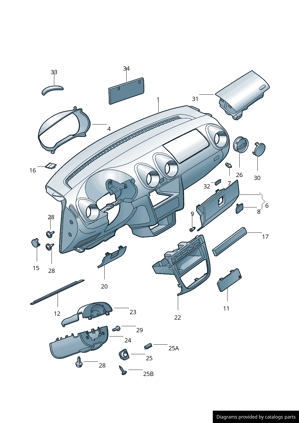 Car part diagram