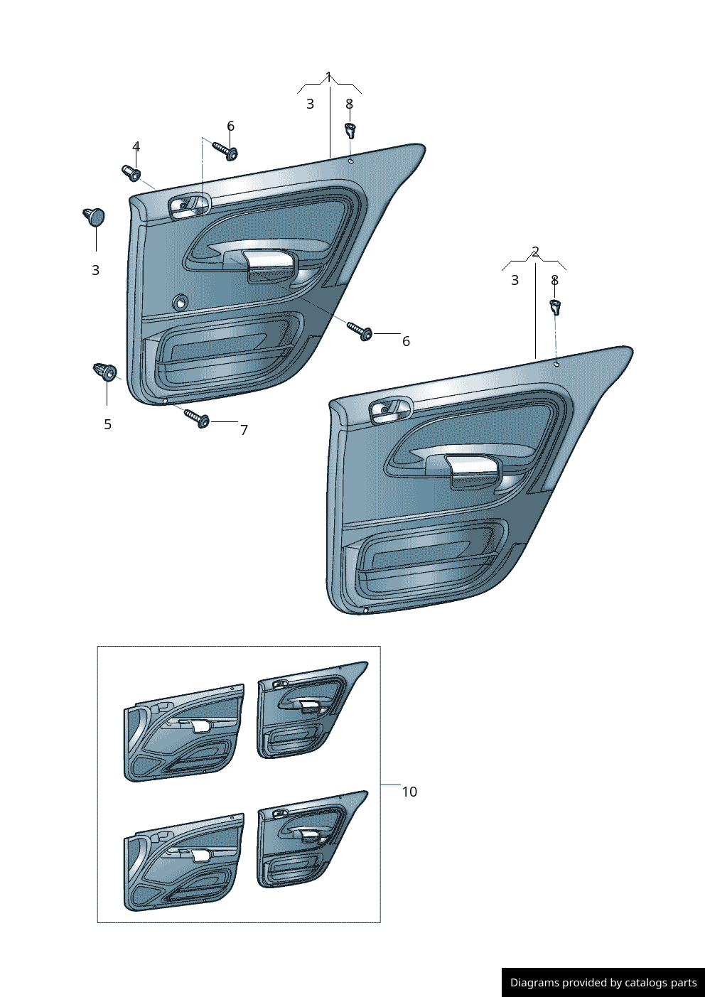 Car part diagram