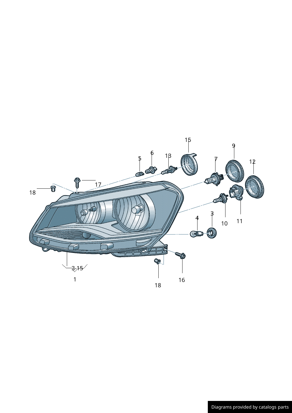 Car part diagram