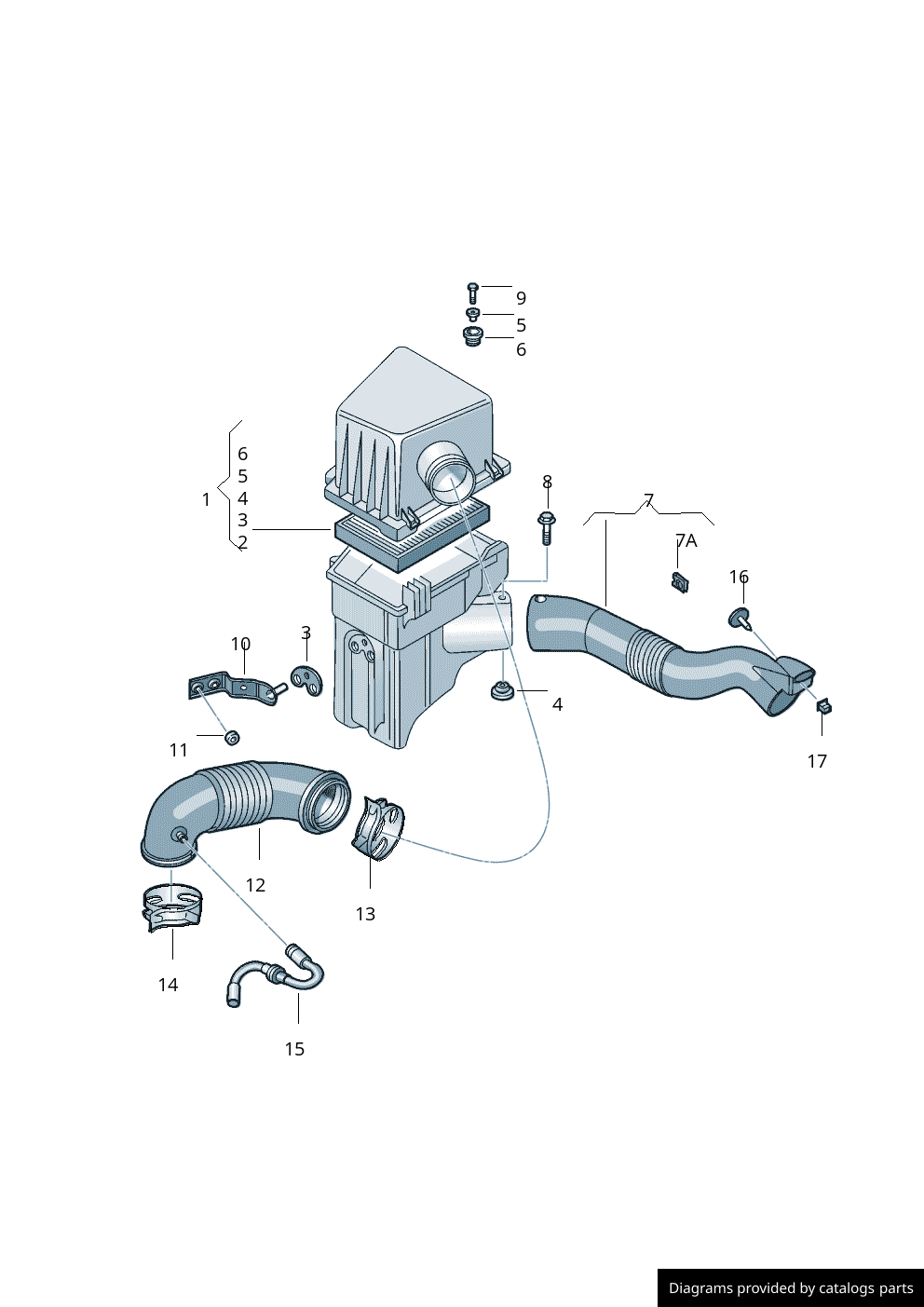 Car part diagram