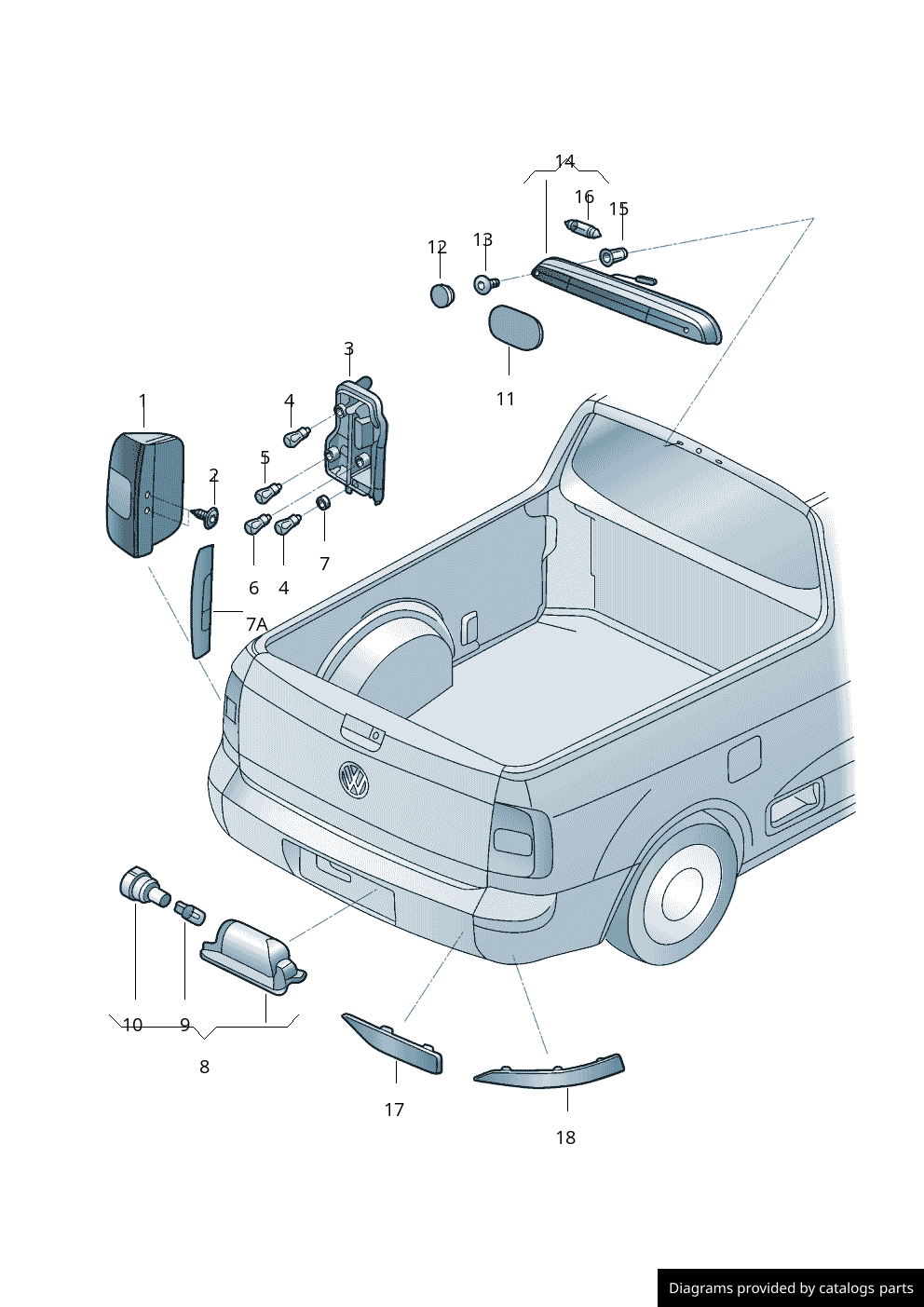 Car part diagram