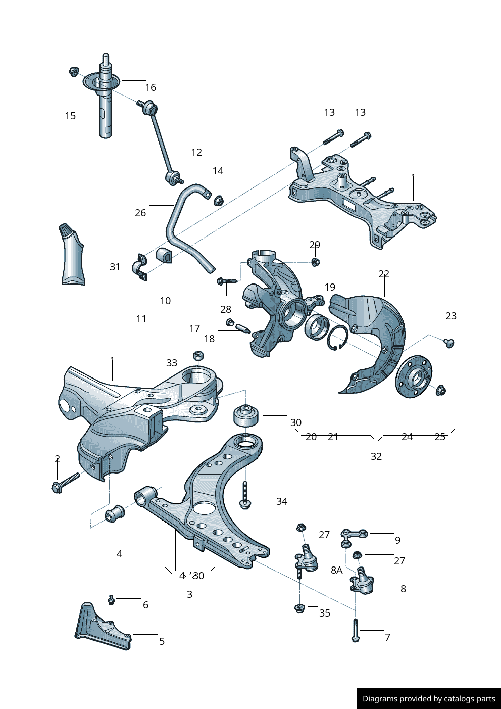 Car part diagram