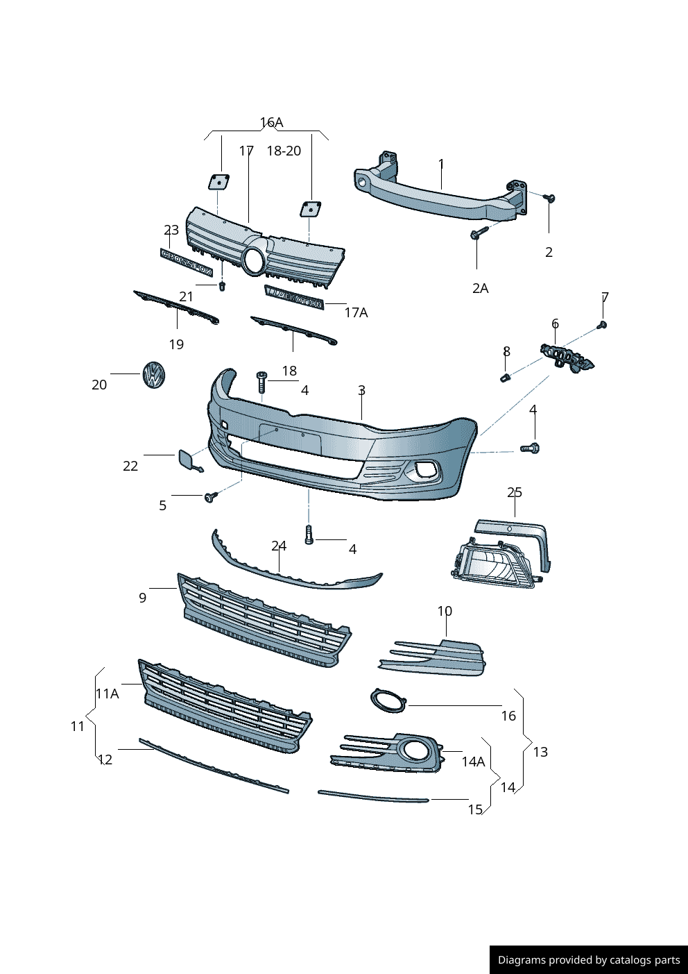 Car part diagram