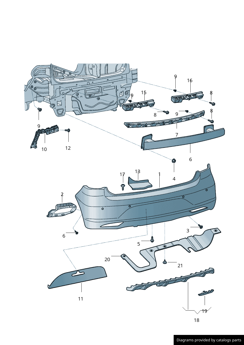 Car part diagram