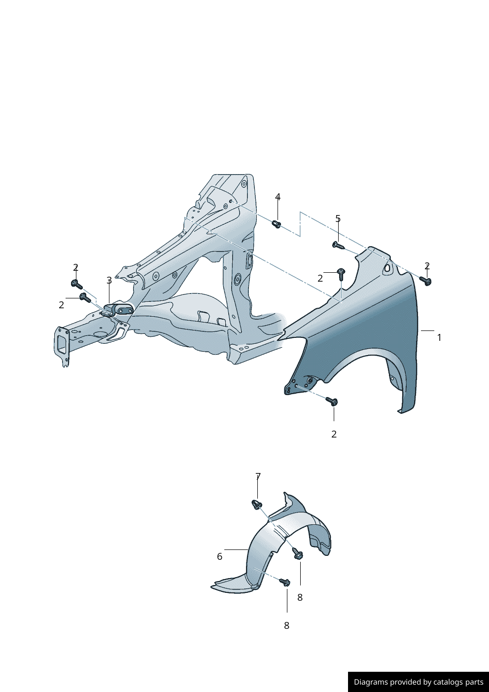 Car part diagram