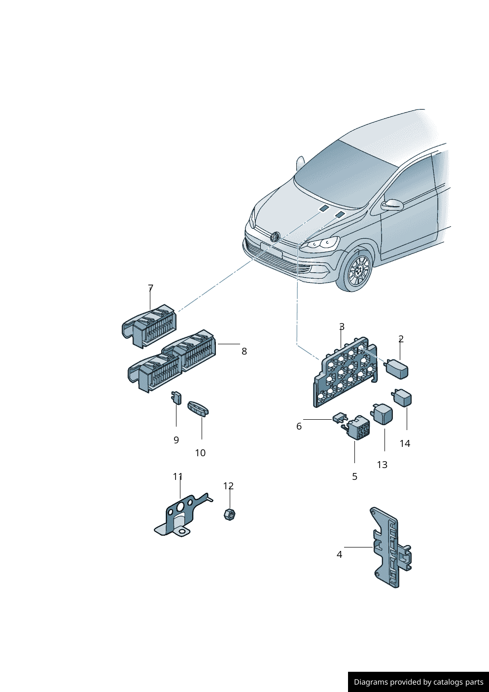 Car part diagram