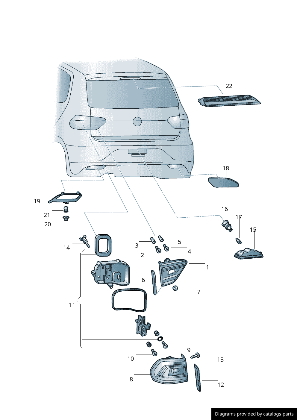 Car part diagram
