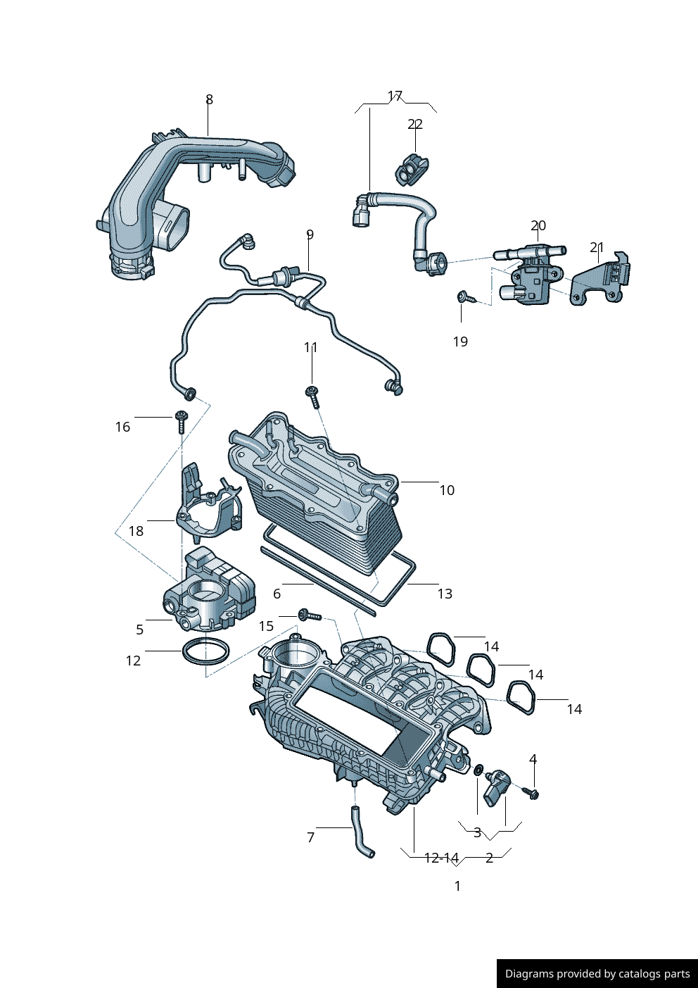 Car part diagram