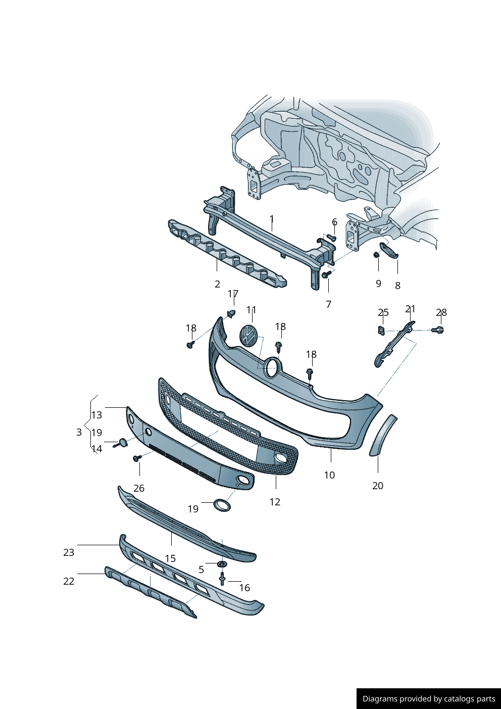 Car part diagram