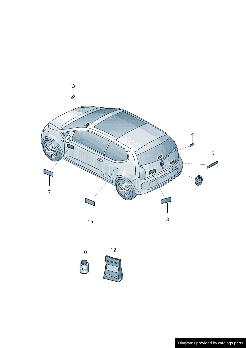 Car part diagram