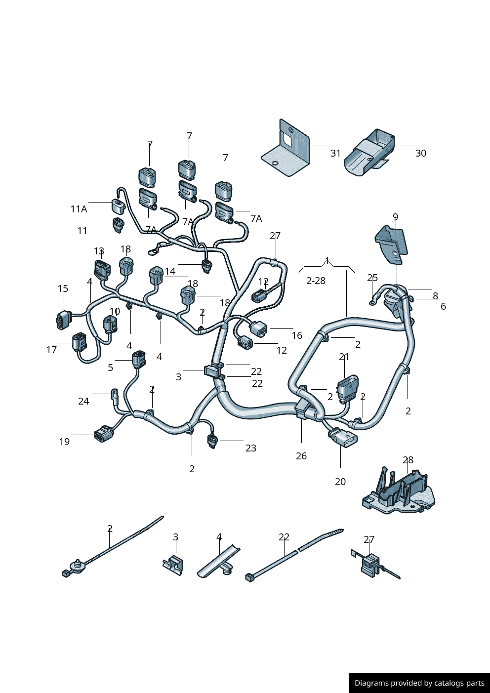 Car part diagram