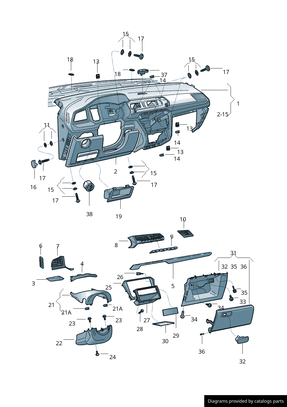 Car part diagram