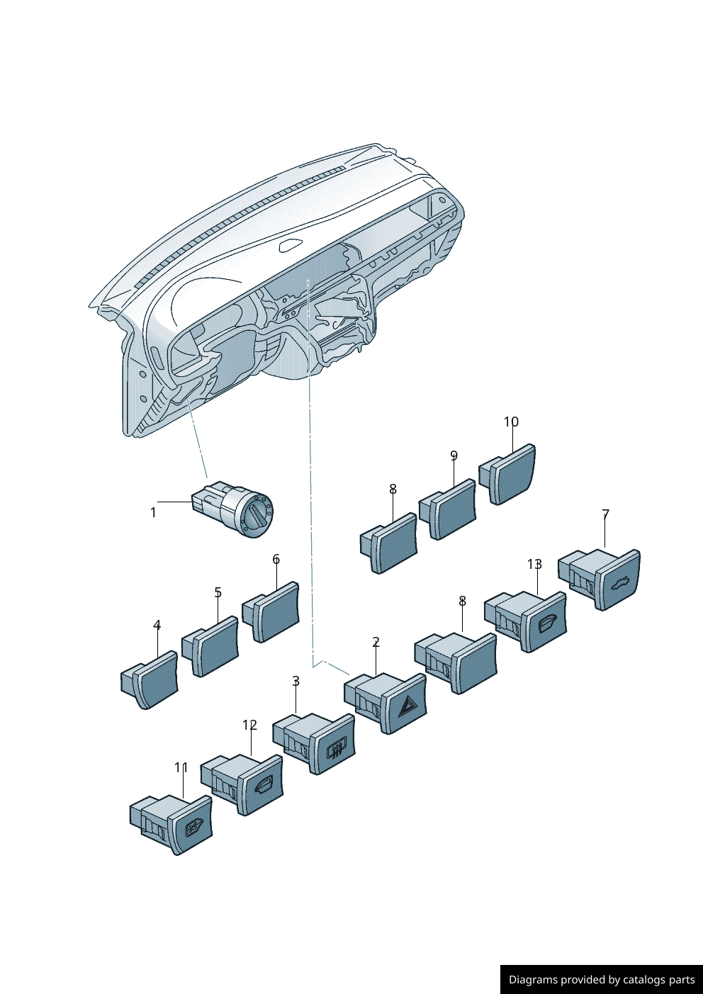 Car part diagram