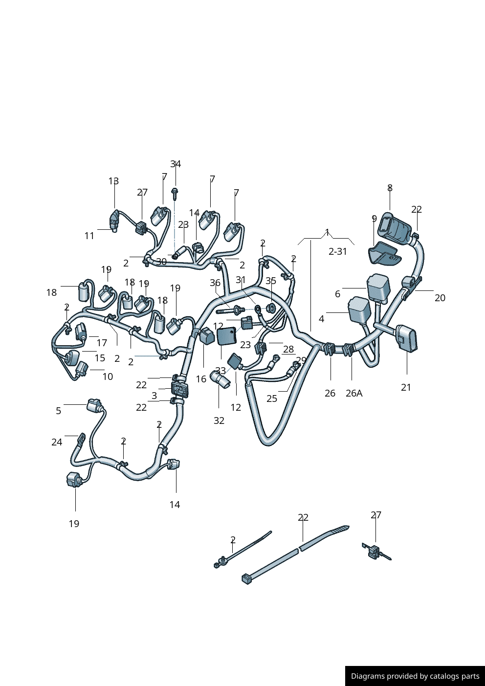 Car part diagram