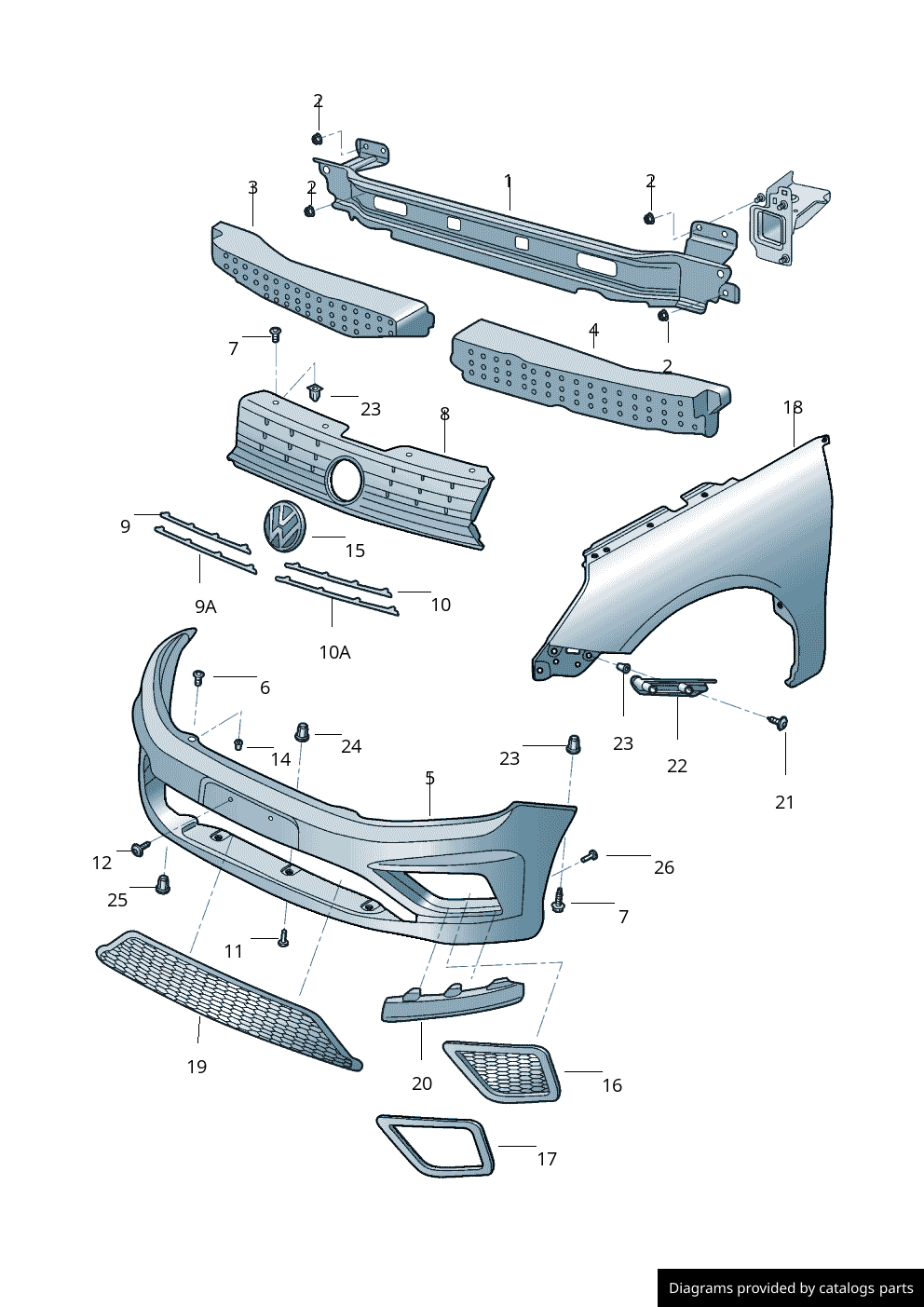 Car part diagram