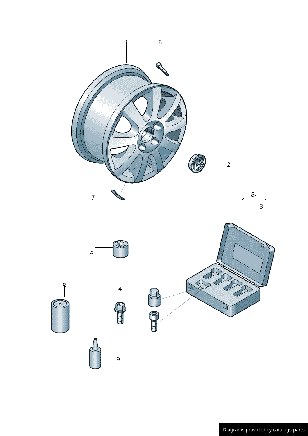 Car part diagram