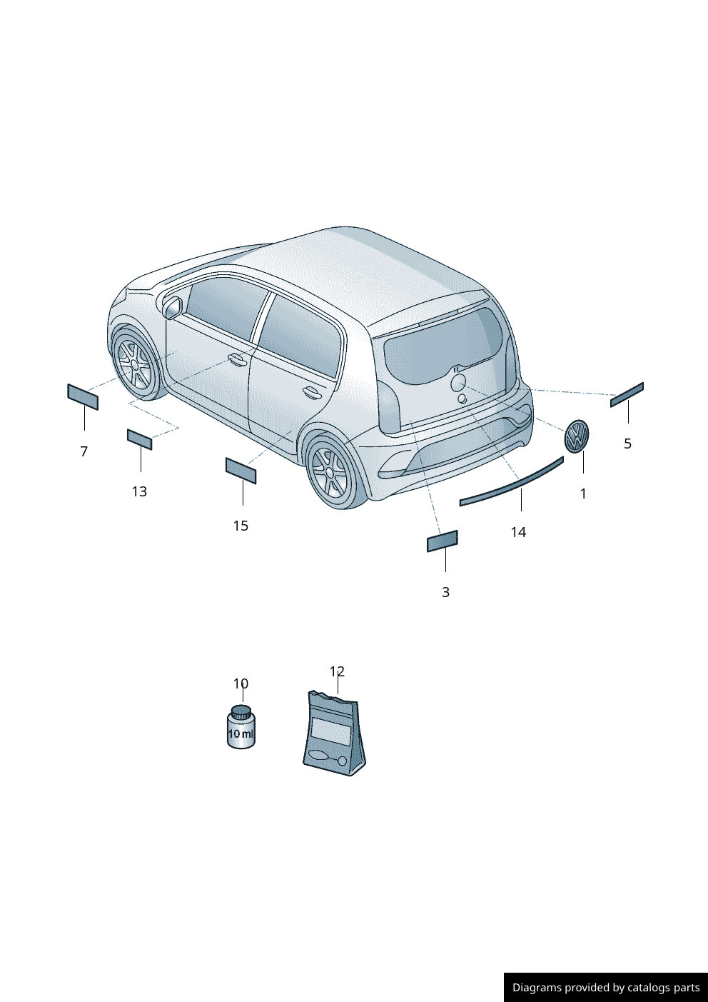 Car part diagram