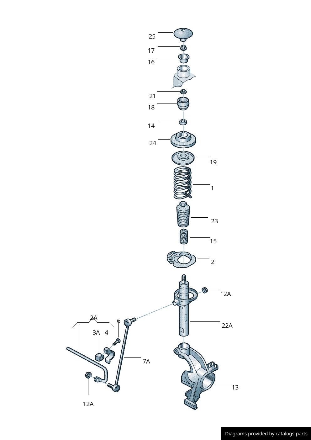 Car part diagram