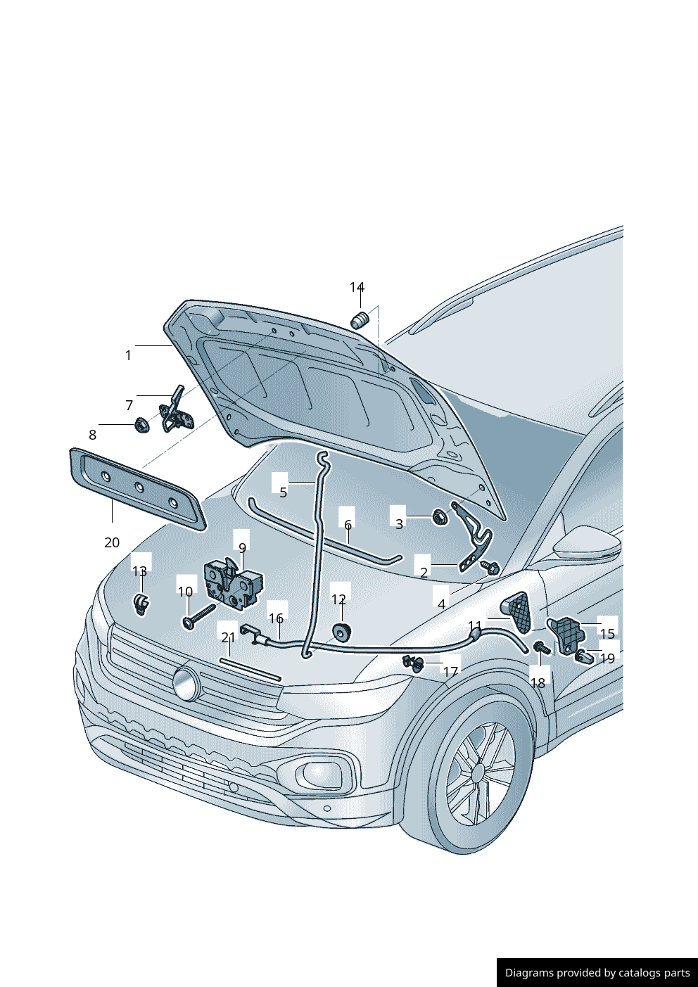Car part diagram