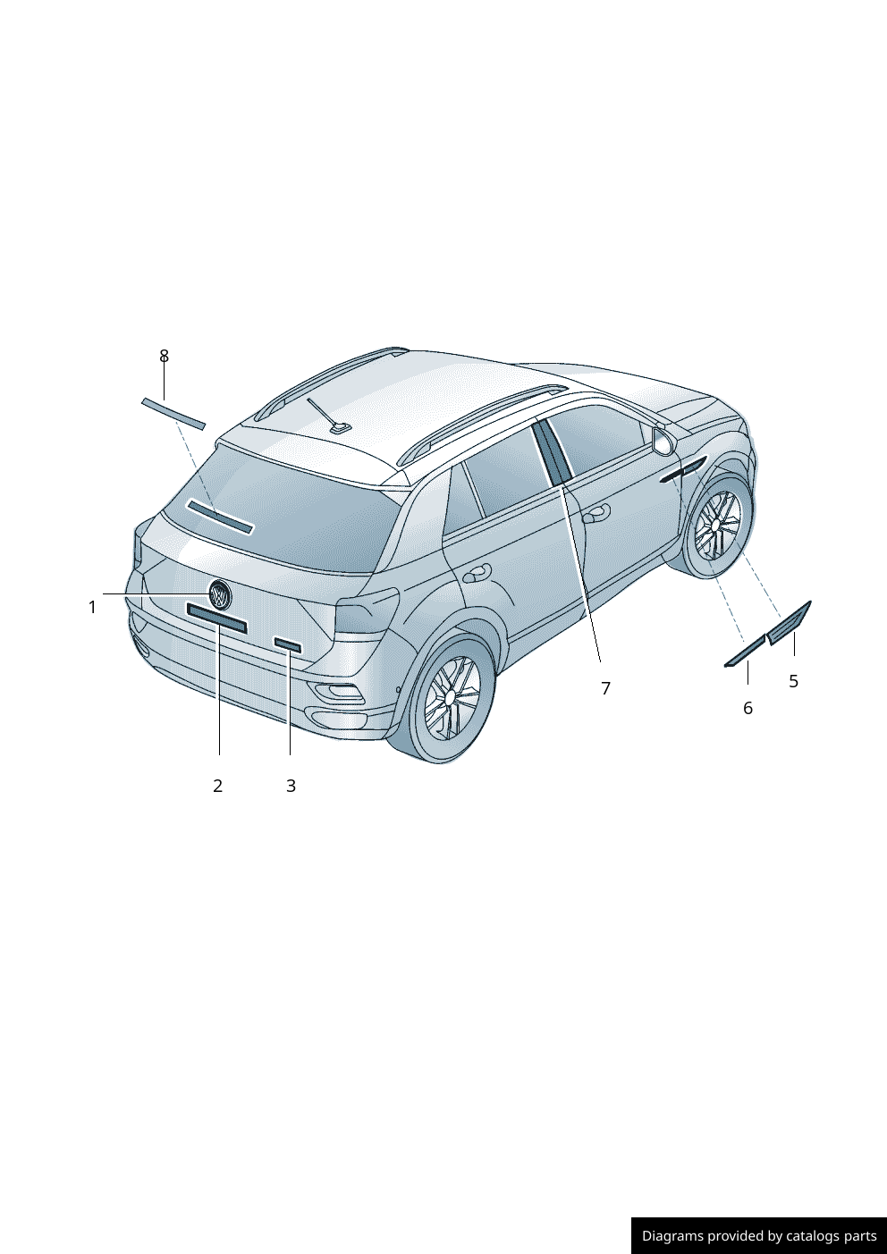 Car part diagram