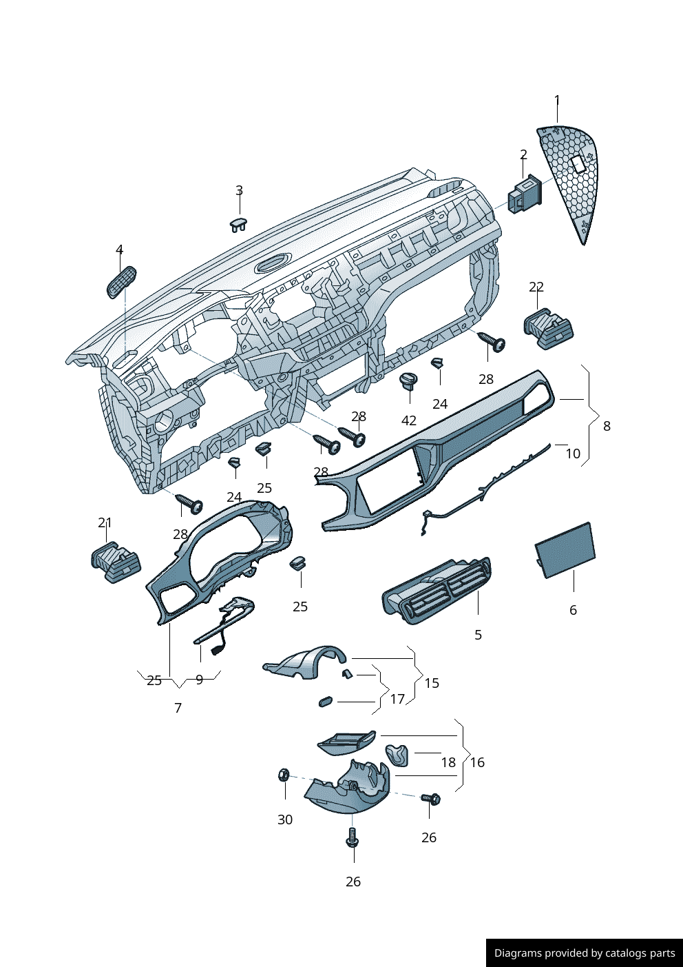 Car part diagram