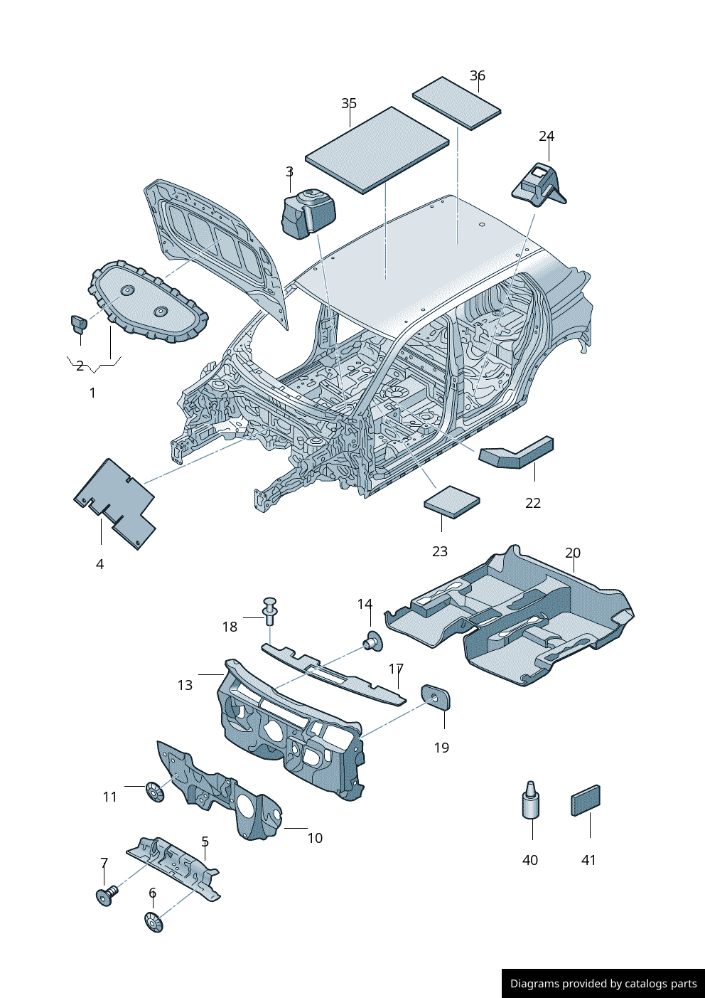 Car part diagram