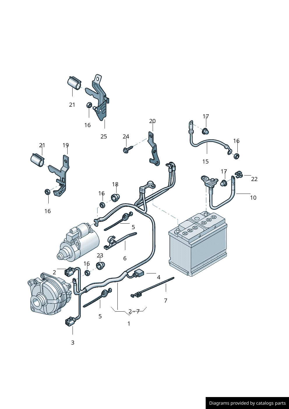 Car part diagram