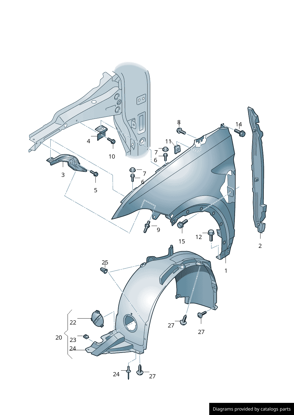 Car part diagram
