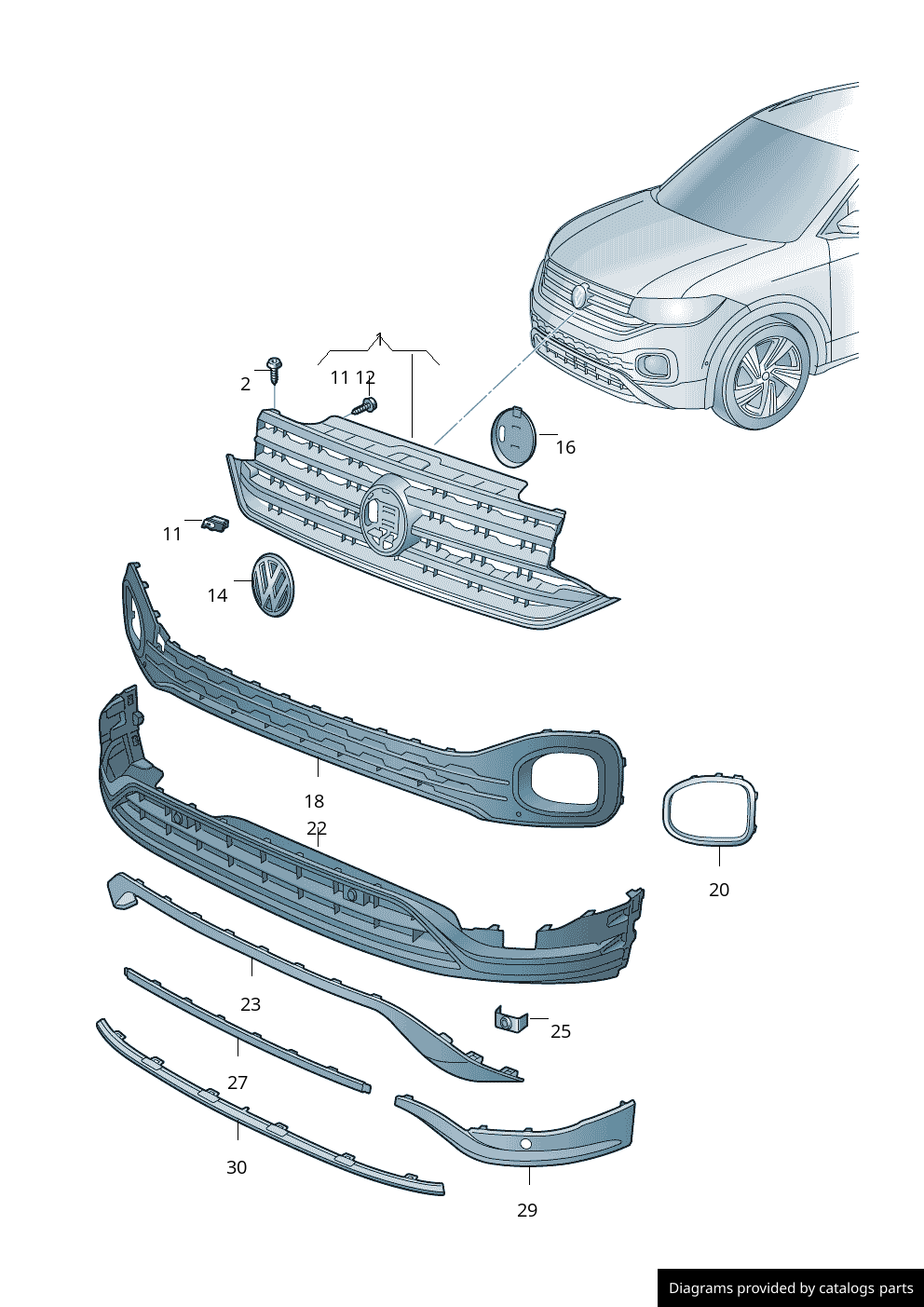 Car part diagram