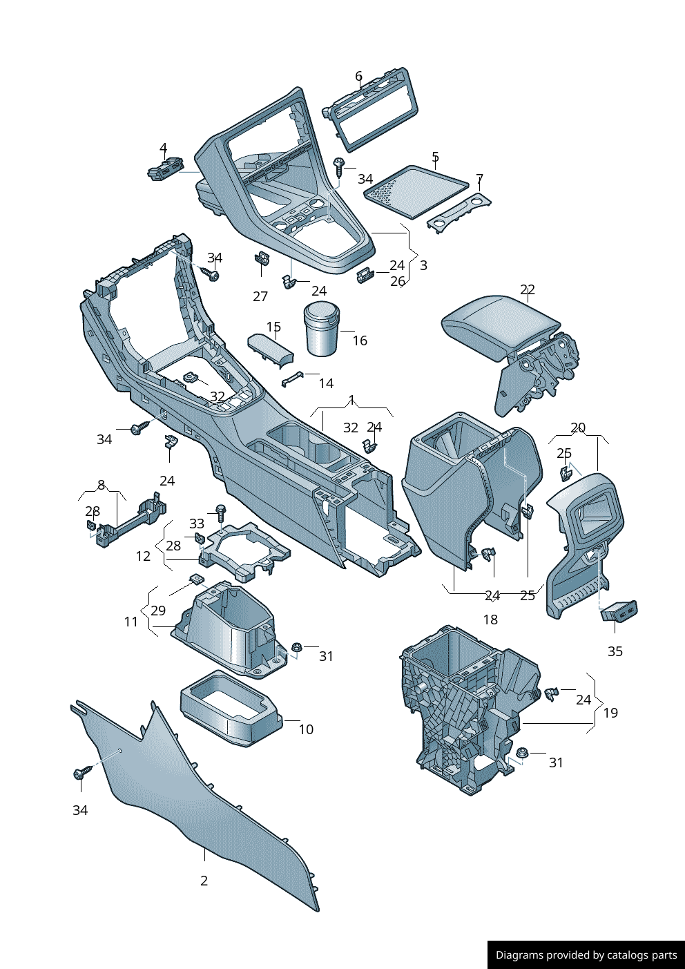 Car part diagram