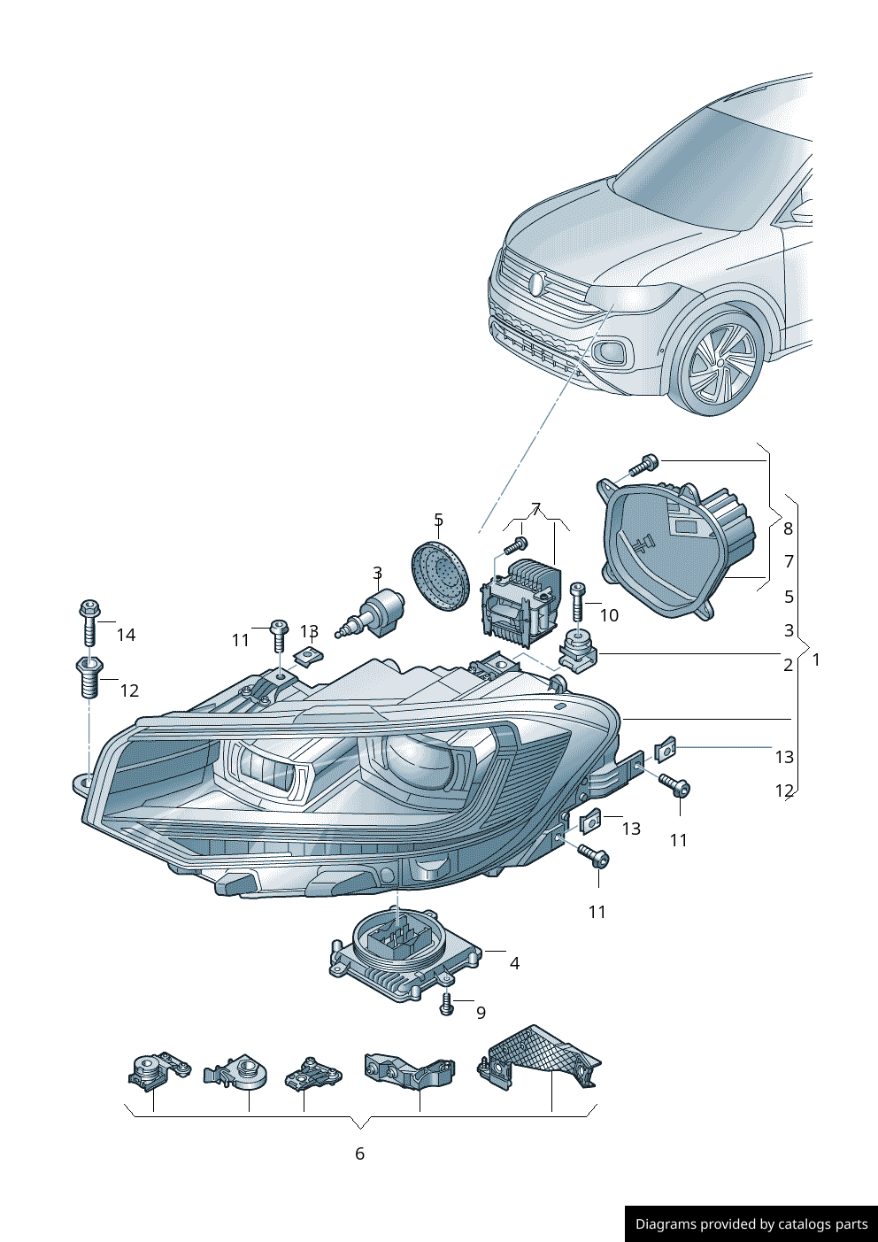 Car part diagram