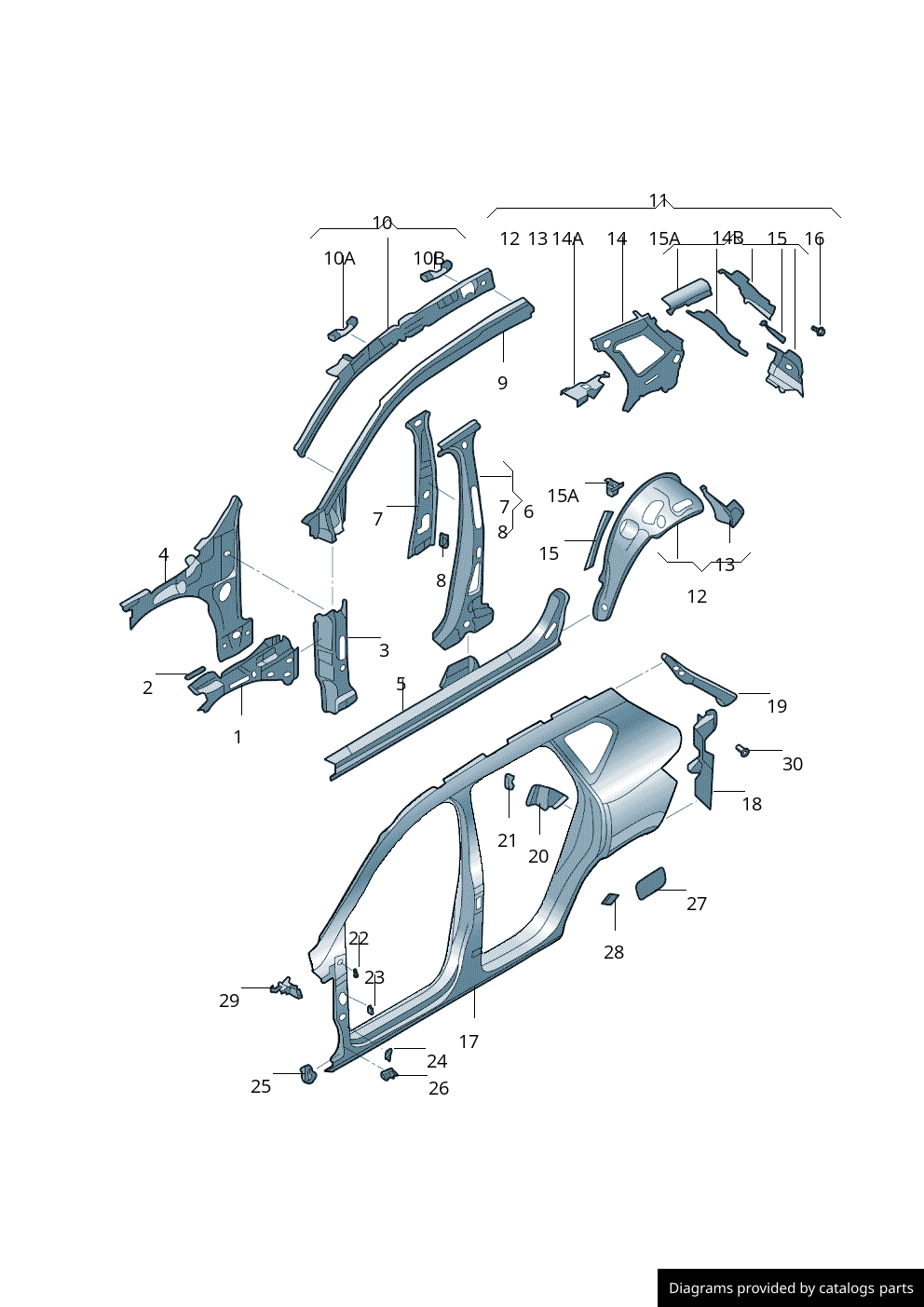 Car part diagram