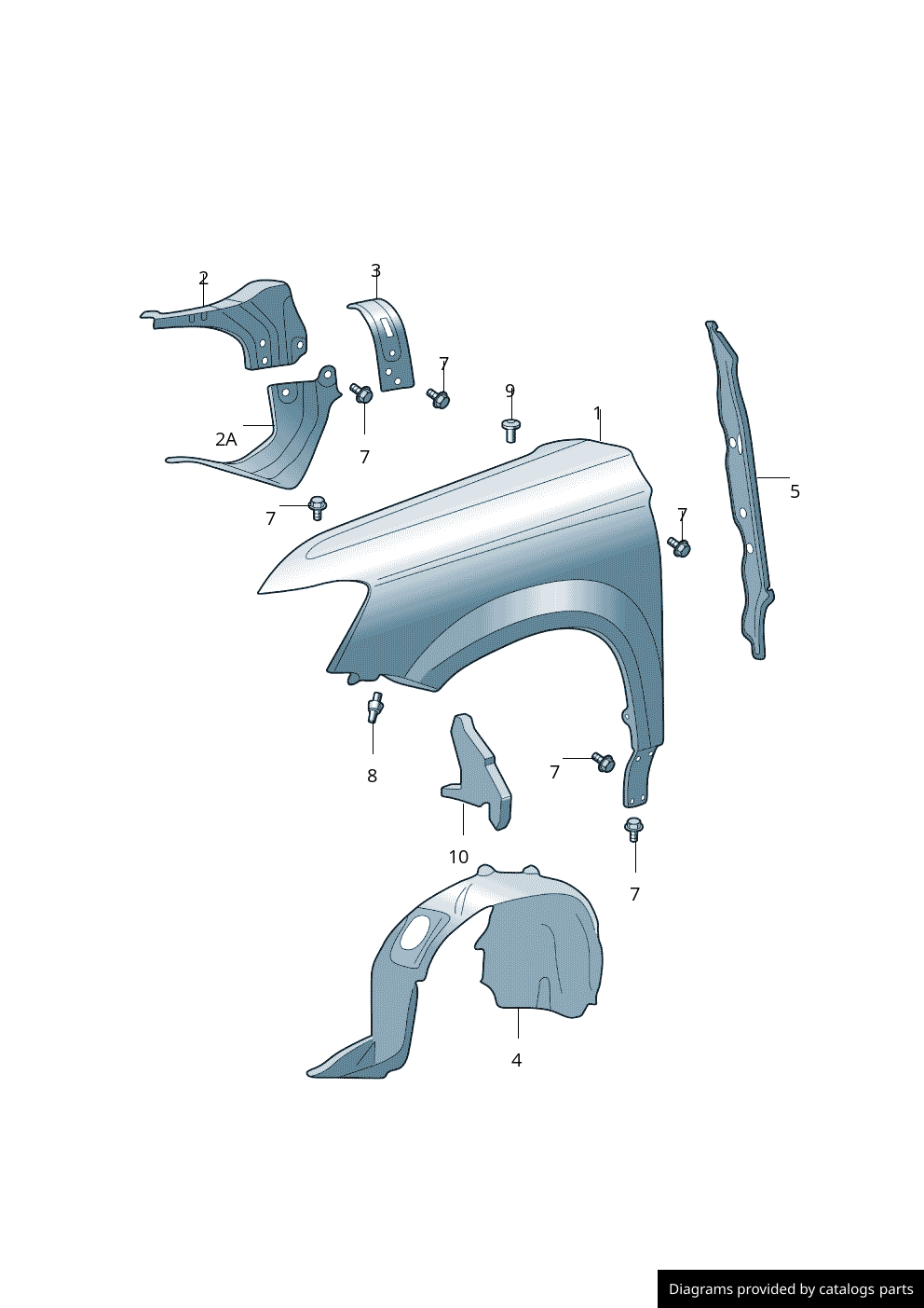 Car part diagram