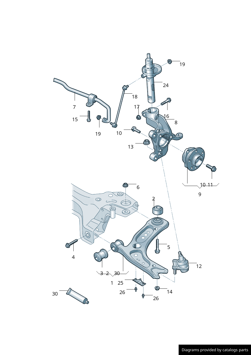 Car part diagram