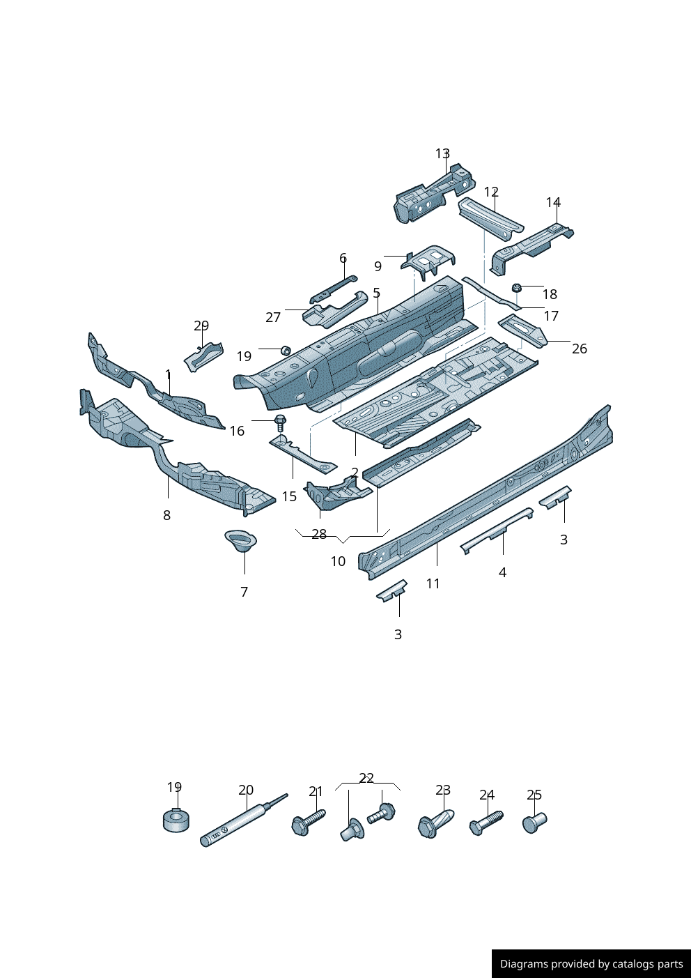 Car part diagram