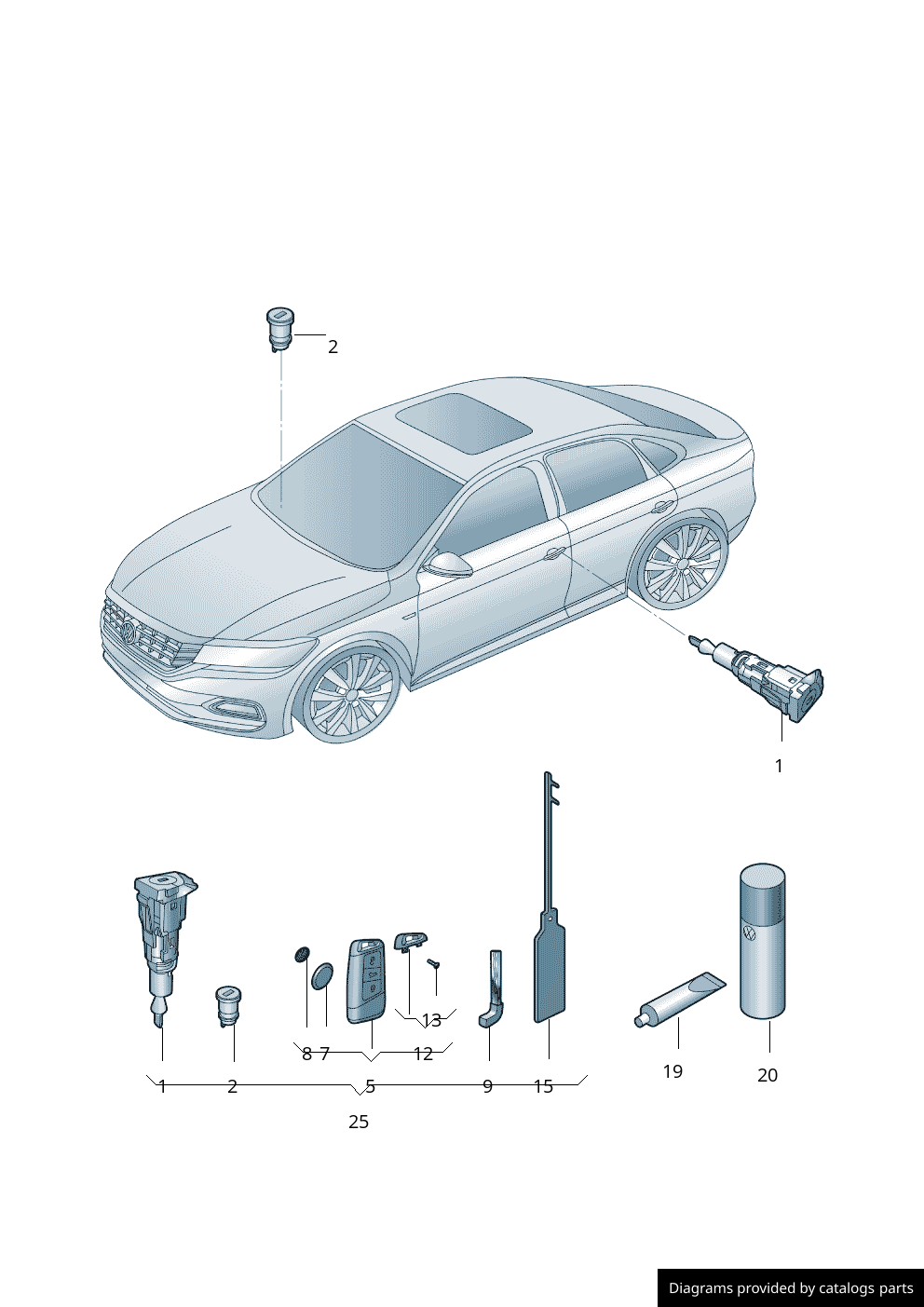 Car part diagram
