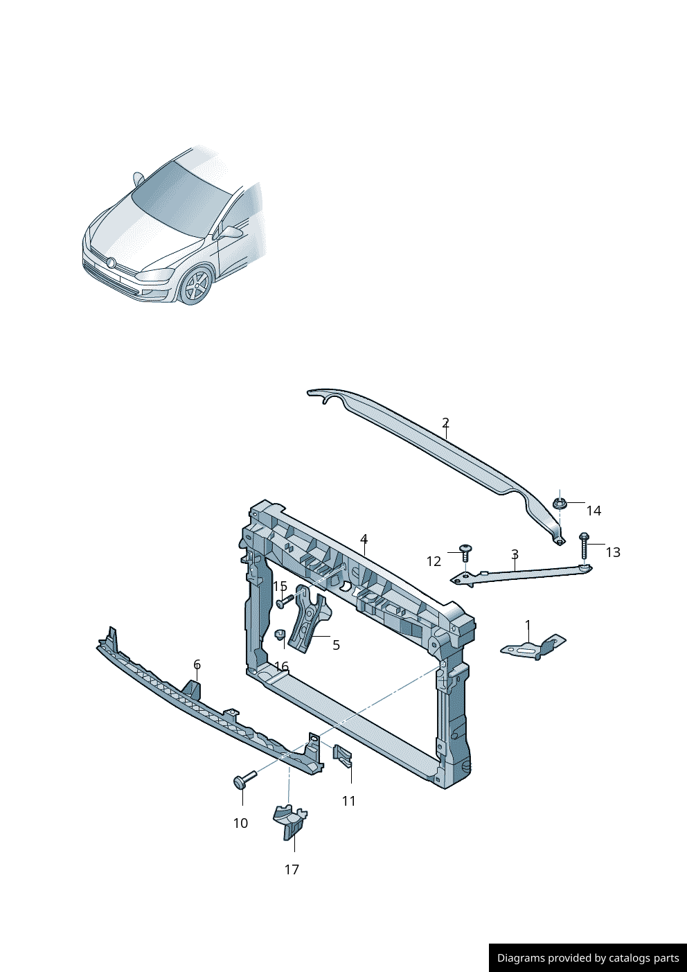 Car part diagram