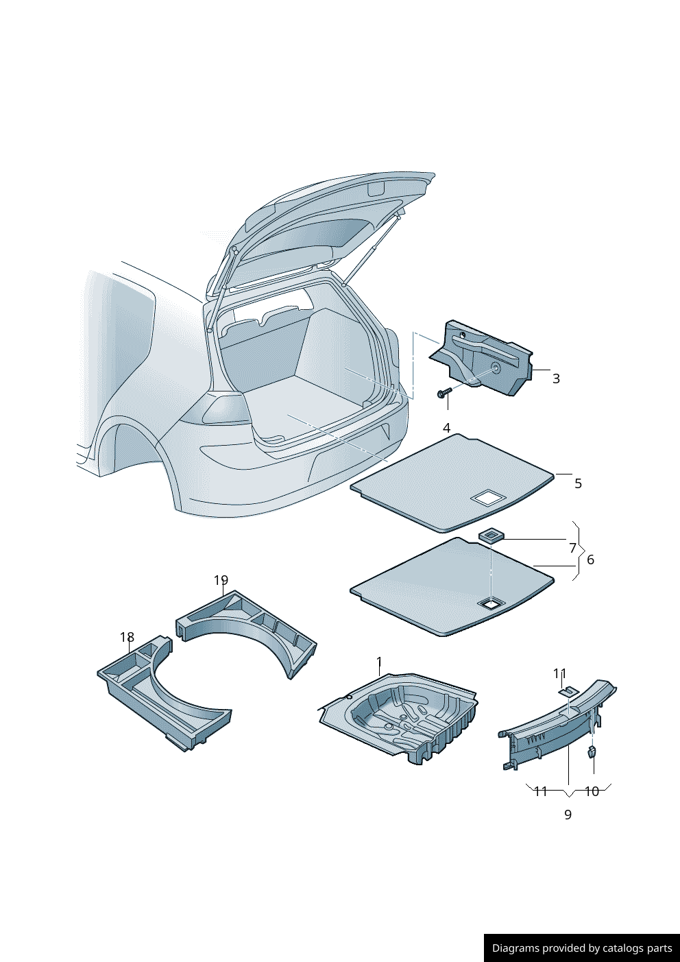 Car part diagram
